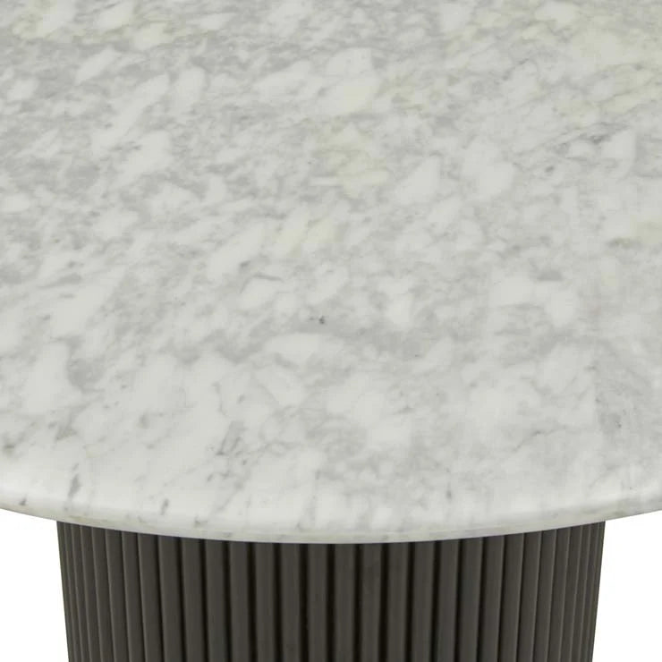 Benjamin Ripple Marble Dining Table by GlobeWest from Make Your House A Home Premium Stockist. Furniture Store Bendigo. 20% off Globe West. Australia Wide Delivery.