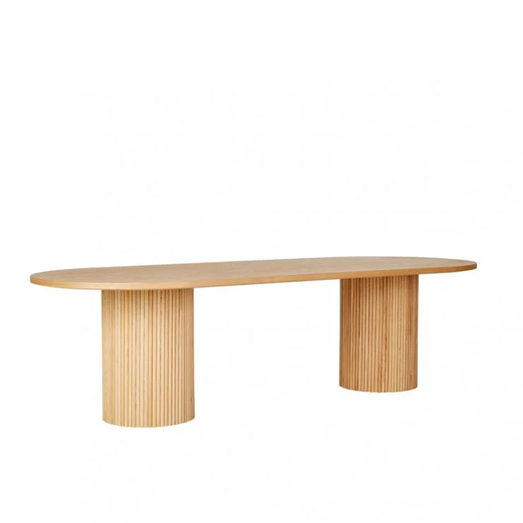 Benjamin Ripple Oval Dining Table by GlobeWest from Make Your House A Home Premium Stockist. Furniture Store Bendigo. 20% off Globe West. Australia Wide Delivery.