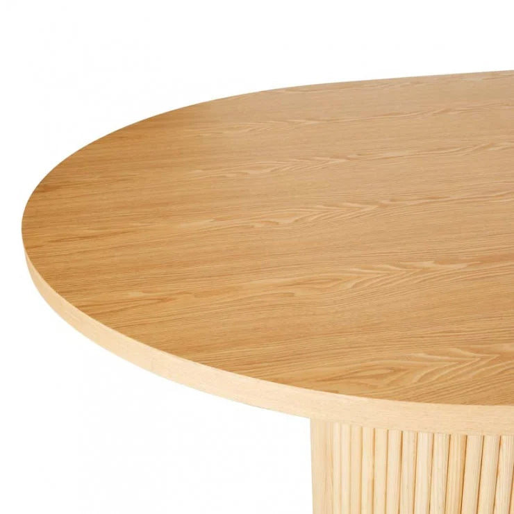 Benjamin Ripple Oval Dining Table by GlobeWest from Make Your House A Home Premium Stockist. Furniture Store Bendigo. 20% off Globe West. Australia Wide Delivery.