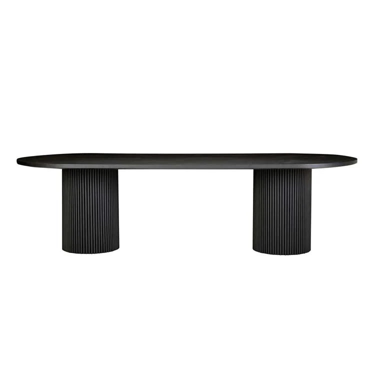 Benjamin Ripple Oval Dining Table by GlobeWest from Make Your House A Home Premium Stockist. Furniture Store Bendigo. 20% off Globe West. Australia Wide Delivery.