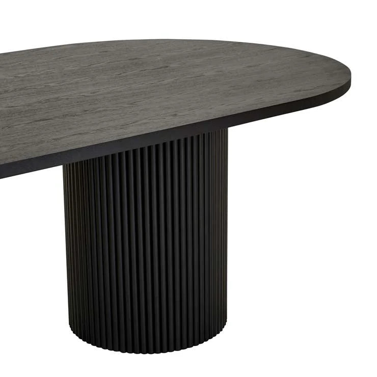 Benjamin Ripple Oval Dining Table by GlobeWest from Make Your House A Home Premium Stockist. Furniture Store Bendigo. 20% off Globe West. Australia Wide Delivery.