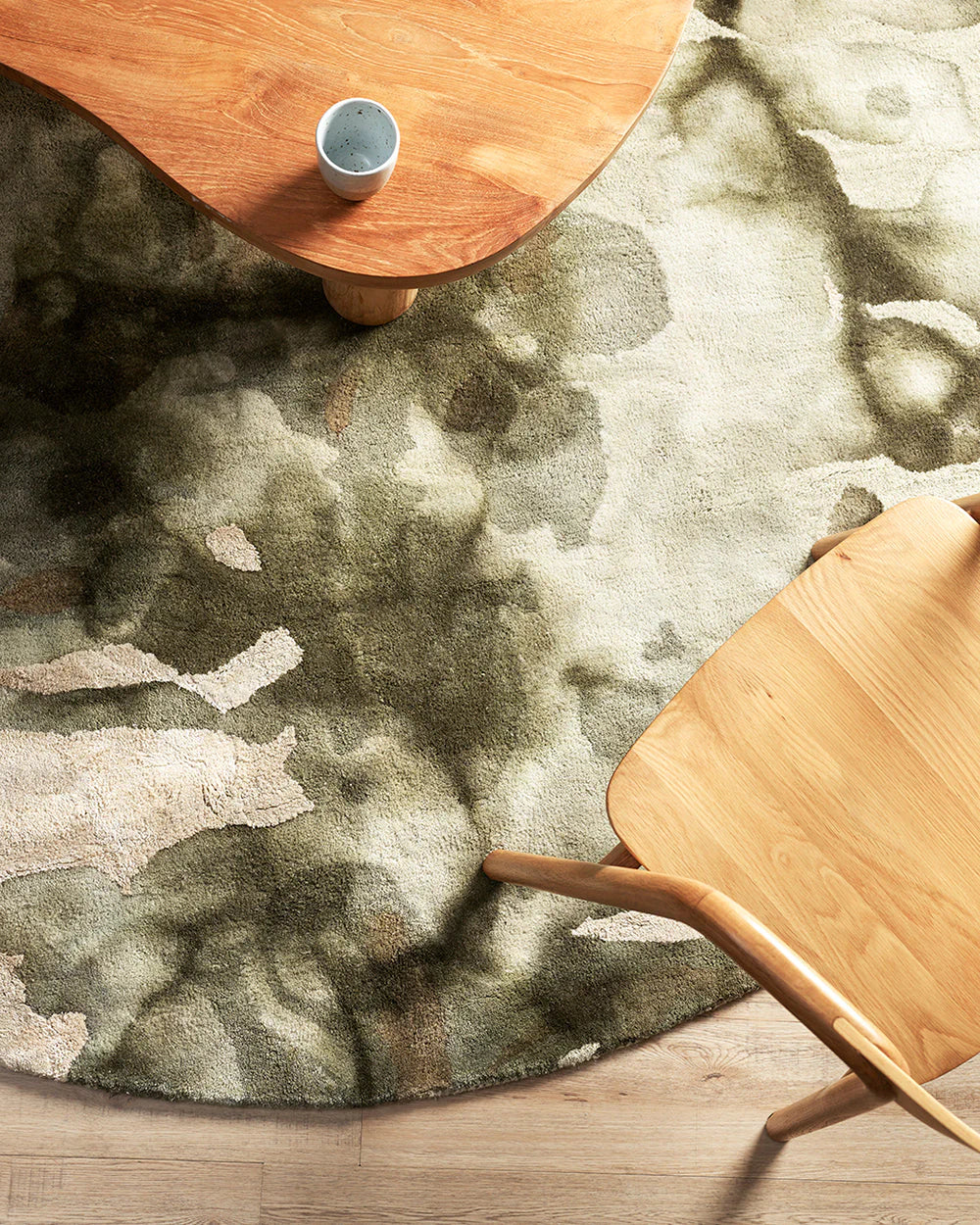 Fayette Round Rug from Baya Furtex Stockist Make Your House A Home, Furniture Store Bendigo. Free Australia Wide Delivery. Mulberi Rugs.
