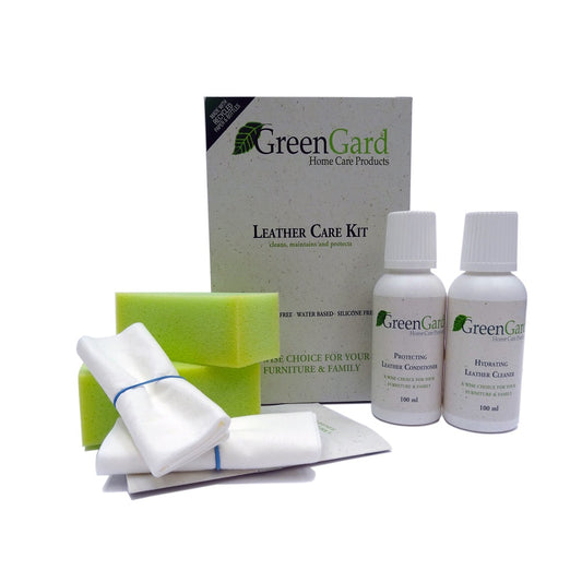GreenGard Leather Care Kit available from Make Your House A Home. Furniture Store Bendigo. 