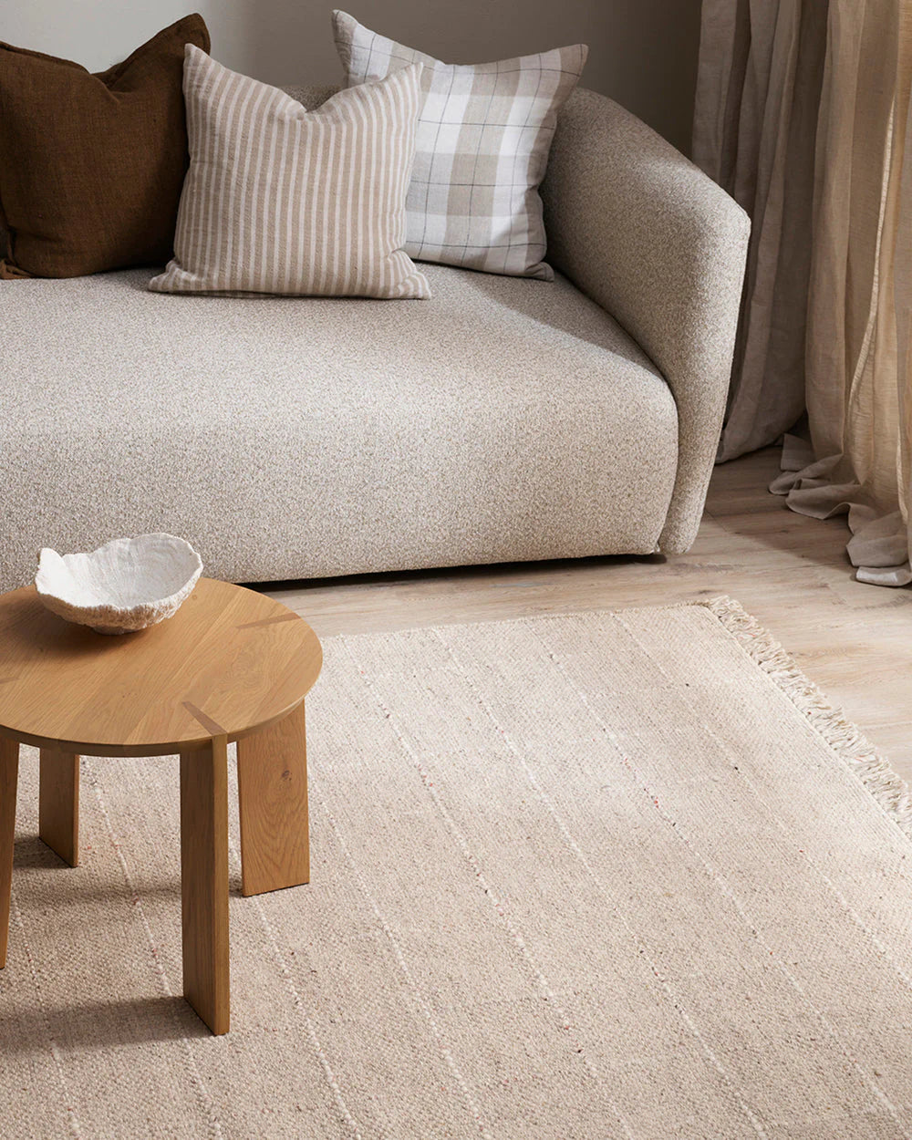 Gibson Sesame Rug from Baya Furtex Stockist Make Your House A Home, Furniture Store Bendigo. Free Australia Wide Delivery. Mulberi Rugs.