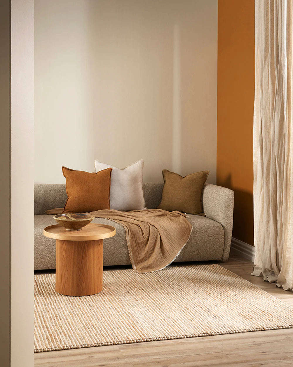 Lima Sand Natural Rug from Baya Furtex Stockist Make Your House A Home, Furniture Store Bendigo. Free Australia Wide Delivery. Mulberi Rugs.