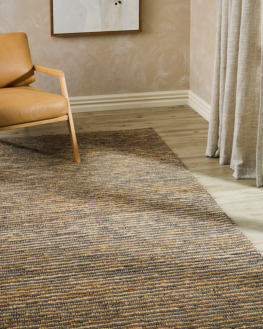 Lima Smoke Natural Rug from Baya Furtex Stockist Make Your House A Home, Furniture Store Bendigo. Free Australia Wide Delivery. Mulberi Rugs.