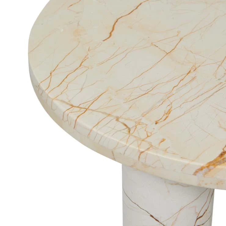 Amara Round Leg Side Table by GlobeWest from Make Your House A Home Premium Stockist. Furniture Store Bendigo. 20% off Globe West. Australia Wide Delivery.