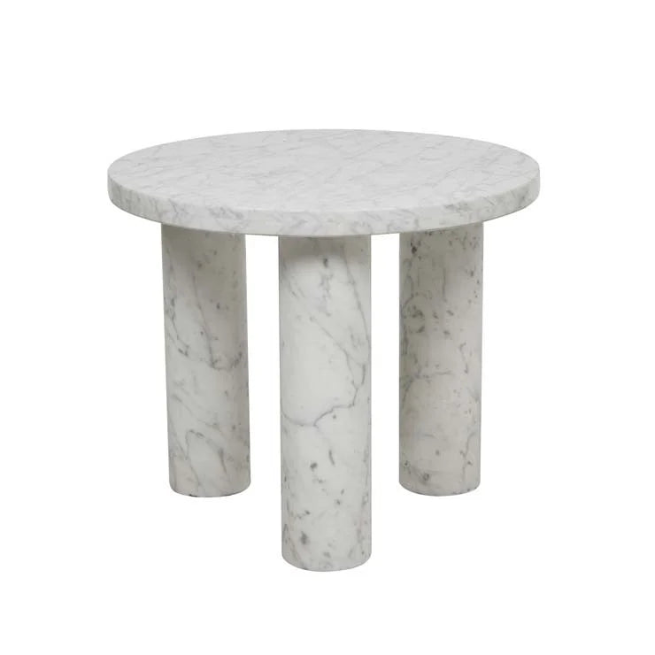Amara Round Leg Side Table by GlobeWest from Make Your House A Home Premium Stockist. Furniture Store Bendigo. 20% off Globe West. Australia Wide Delivery.