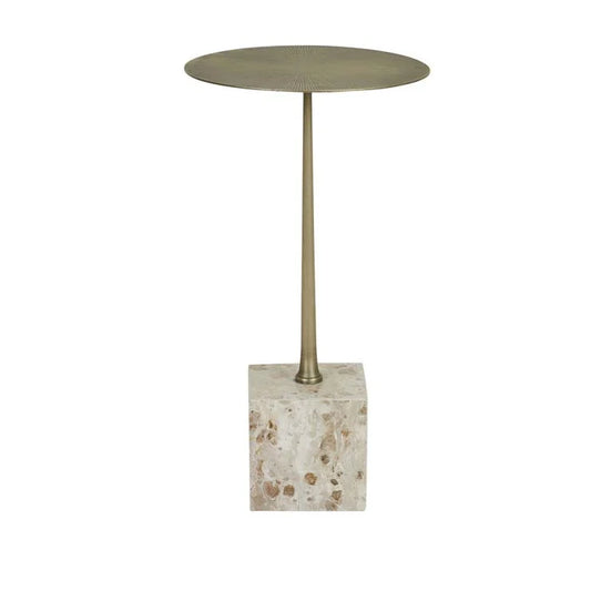 Verona Pillar Side Table by GlobeWest from Make Your House A Home Premium Stockist. Furniture Store Bendigo. 20% off Globe West Sale. Australia Wide Delivery.