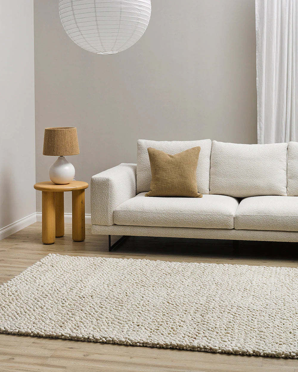 Mackenzie White Straw Rug from Baya Furtex Stockist Make Your House A Home, Furniture Store Bendigo. Free Australia Wide Delivery. Mulberi Rugs.