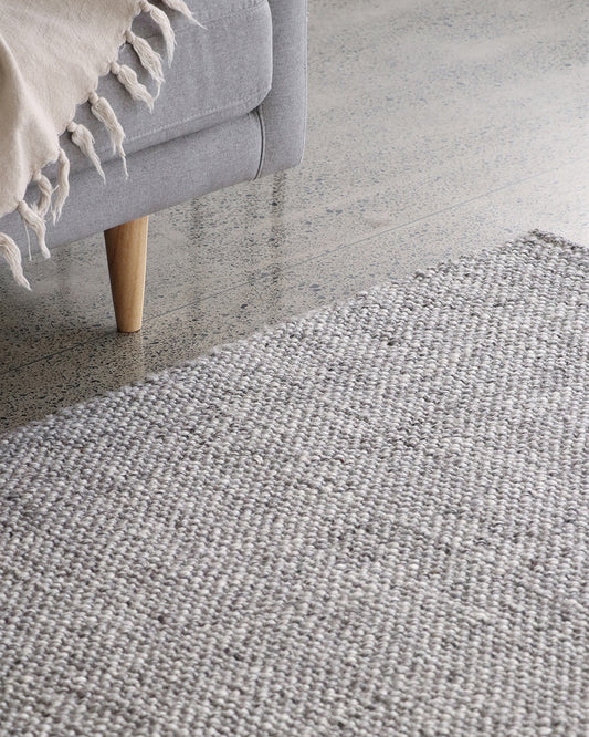 Nebraska Ash Rug from Baya Furtex Stockist Make Your House A Home, Furniture Store Bendigo. Free Australia Wide Delivery. Mulberi Rugs.