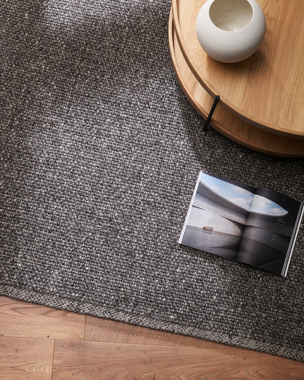 Nebraska Charcoal Rug from Baya Furtex Stockist Make Your House A Home, Furniture Store Bendigo. Free Australia Wide Delivery. Mulberi Rugs.