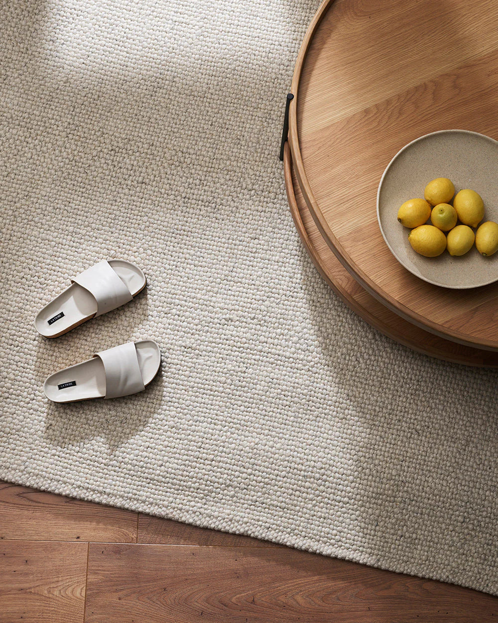 Nebraska Natural White Rug from Baya Furtex Stockist Make Your House A Home, Furniture Store Bendigo. Free Australia Wide Delivery. Mulberi Rugs.