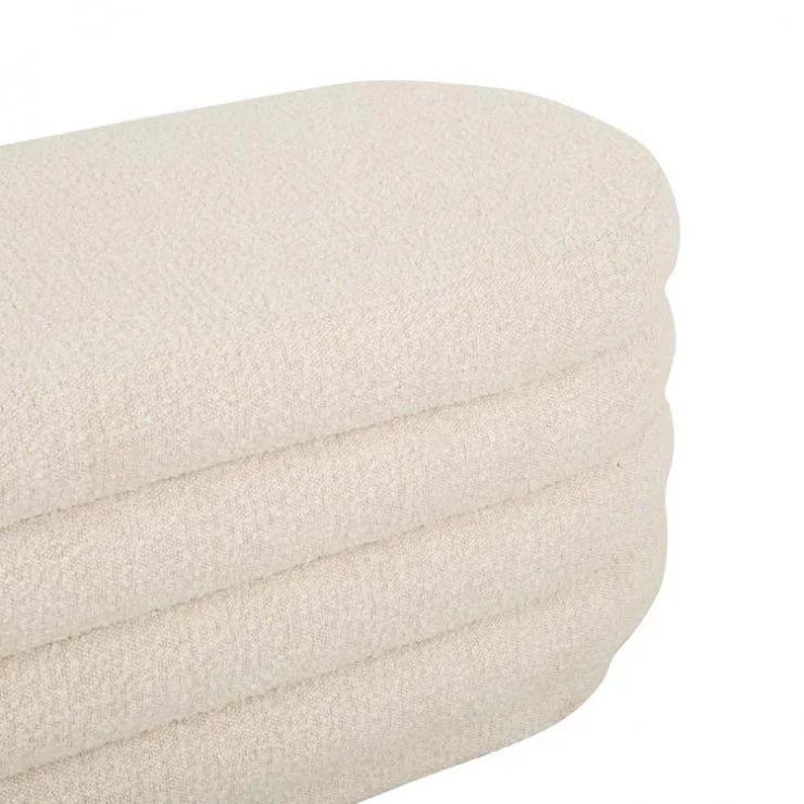 Kennedy Ribbed Oval Ottoman by GlobeWest from Make Your House A Home Premium Stockist. Furniture Store Bendigo. 20% off Globe West Sale. Australia Wide Delivery.