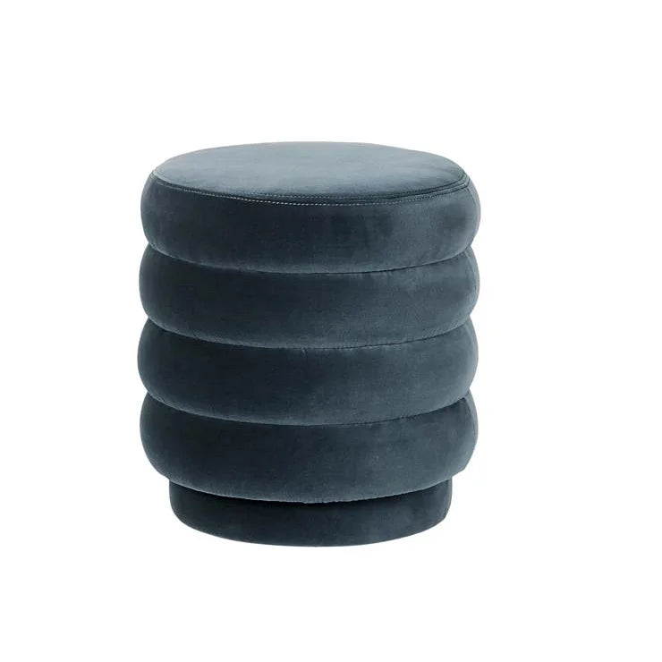 Kennedy Ribbed Round Ottoman by GlobeWest from Make Your House A Home Premium Stockist. Furniture Store Bendigo. 20% off Globe West Sale. Australia Wide Delivery.