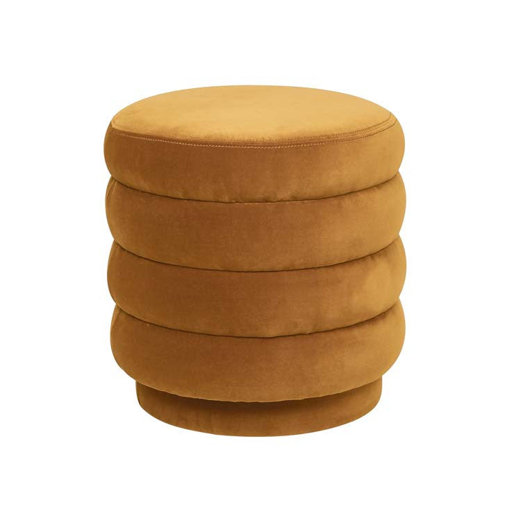 Kennedy Ribbed Round Ottoman by GlobeWest from Make Your House A Home Premium Stockist. Furniture Store Bendigo. 20% off Globe West Sale. Australia Wide Delivery.
