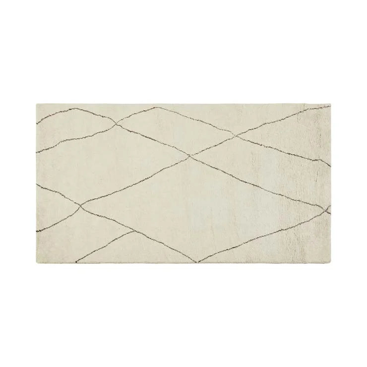 Bower Linear Natural Rug by GlobeWest from Make Your House A Home Premium Stockist. Furniture Store Bendigo. 20% off SALE Globe West. Australia Wide Delivery.