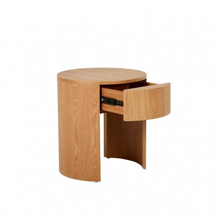 Oberon Crescent Bedside by GlobeWest from Make Your House A Home Premium Stockist. Furniture Store Bendigo. 20% off Globe West Sale. Australia Wide Delivery.