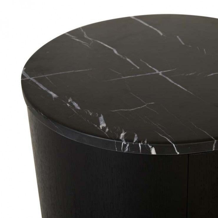 Oberon Crescent Marble Bedside by GlobeWest from Make Your House A Home Premium Stockist. Furniture Store Bendigo. 20% off Globe West Sale. Australia Wide Delivery.