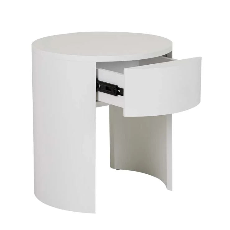 Oberon Crescent Bedside by GlobeWest from Make Your House A Home Premium Stockist. Furniture Store Bendigo. 20% off Globe West Sale. Australia Wide Delivery.