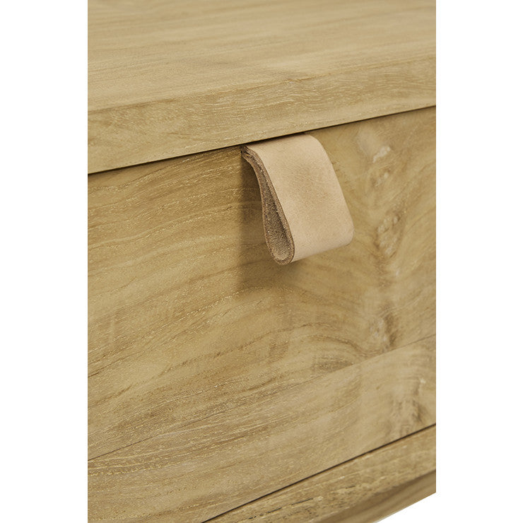 Willow Leather Tab Bedside by GlobeWest from Make Your House A Home Premium Stockist. Furniture Store Bendigo. 20% off Globe West Sale. Australia Wide Delivery.