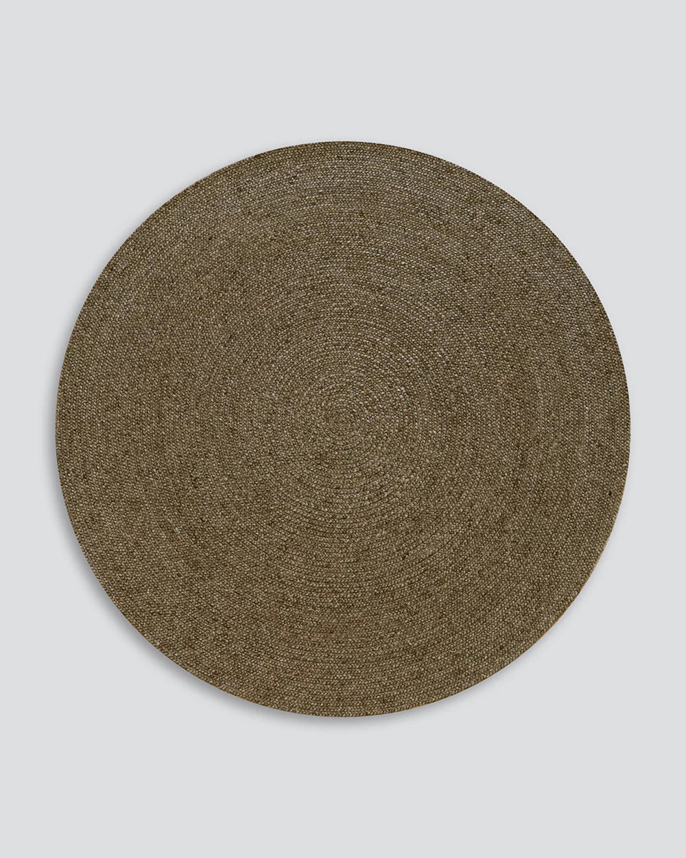 Tairua Dark Taupe Round Rug from Baya Furtex Stockist Make Your House A Home, Furniture Store Bendigo. Free Australia Wide Delivery. Mulberi Rugs.