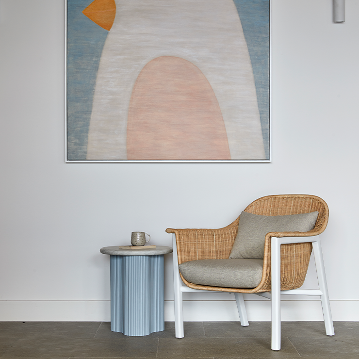 Artie Wave Ripple Side Table by GlobeWest from Make Your House A Home Premium Stockist. Furniture Store Bendigo. 20% off Globe West. Australia Wide Delivery