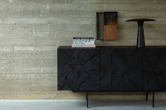 Ethnicraft Teak Graphic Sideboard Buffet is available from Make Your House A Home, Bendigo, Victoria, Australia