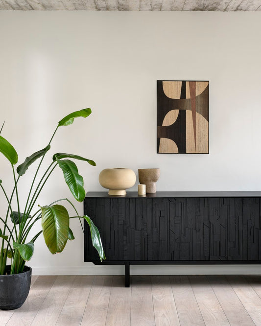 Ethnicraft Teak Grooves Buffet Sideboard is available from Make Your House A Home, Bendigo, Victoria, Australia