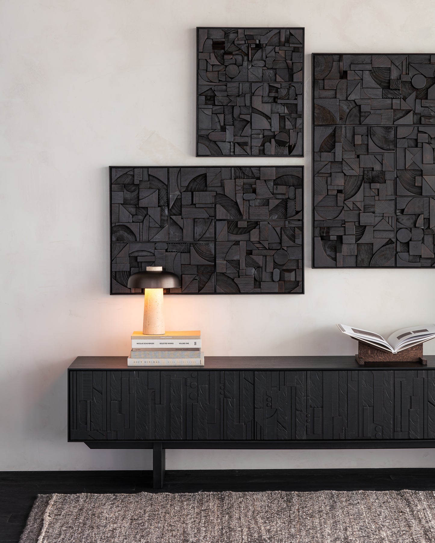 Ethnicraft Teak Mosaic TV Cupoard Unit is available from Make Your House A Home, Bendigo, Victoria, Australia