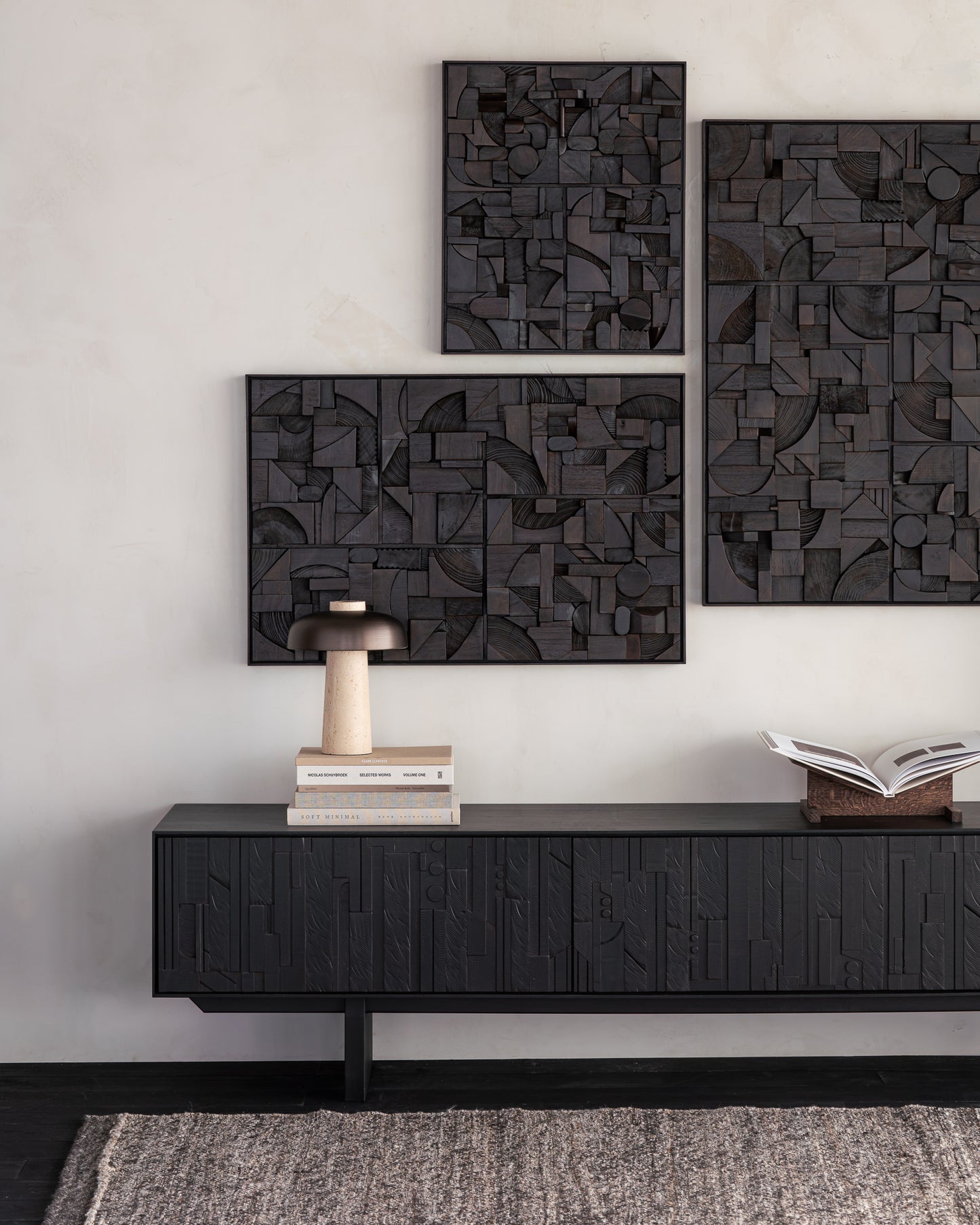 Ethnicraft Teak Mosaic TV Cupoard Unit is available from Make Your House A Home, Bendigo, Victoria, Australia