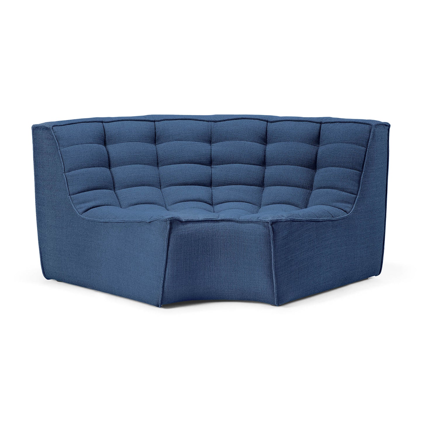 N701 Ethnicraft Slouch Sofa in Navy Blue fabric available from Make Your House A Home, Bendigo, Victoria, Australia