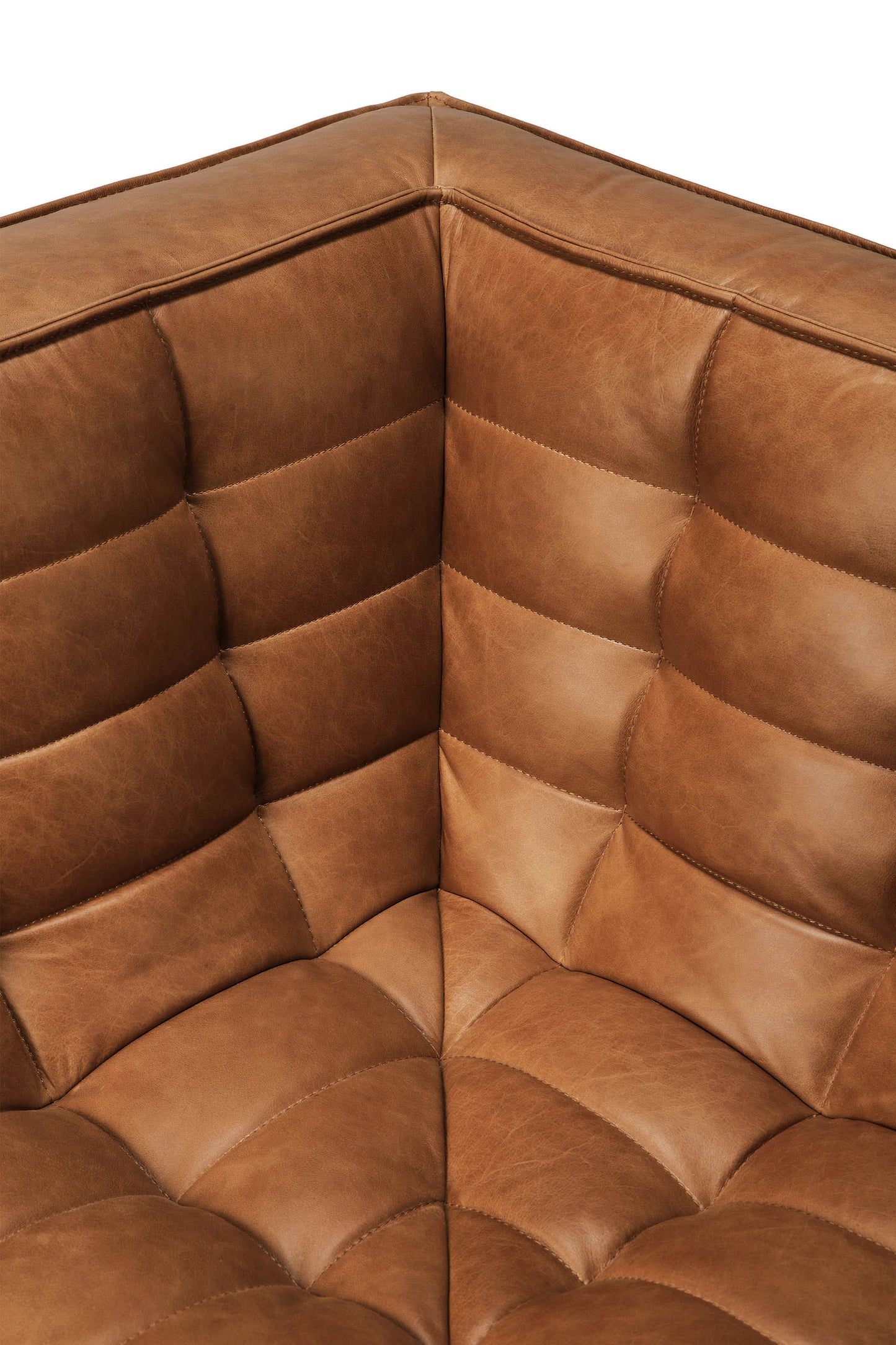 N701 Ethnicraft Slouch Sofa in Old Saddle Leather available from Make Your House A Home, Bendigo, Victoria, Australia