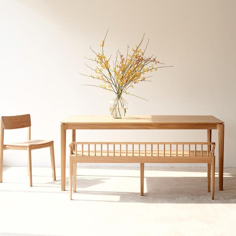 Ethnicraft Oak Spindle Bench Seat is available from Make Your House A Home, Bendigo, Victoria, Australia