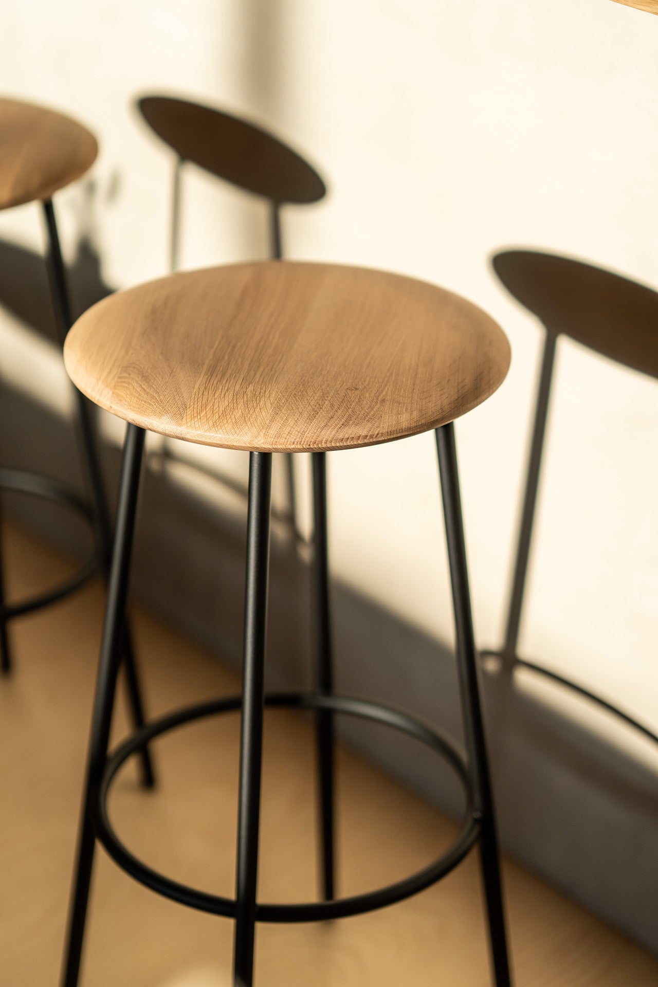 Ethnicraft Oak Baretto Bar Stool is available from Make Your House A Home, Bendigo, Victoria, Australia