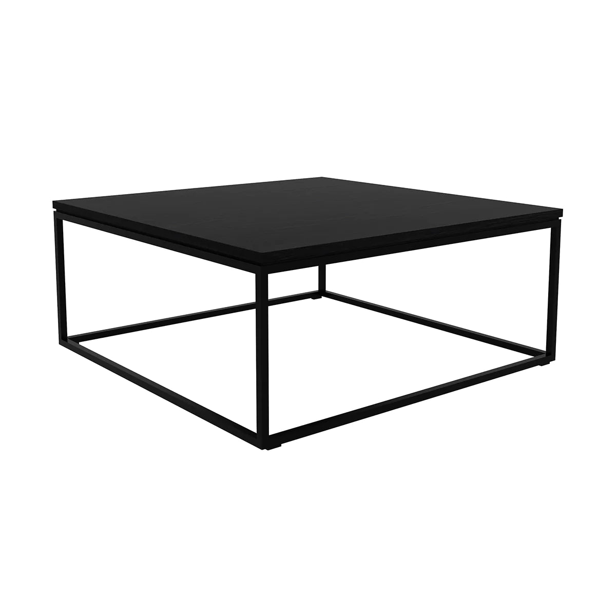 Ethnicraft Oak Thin Black Coffee Table available from Make Your House A Home, Bendigo, Victoria, Australia