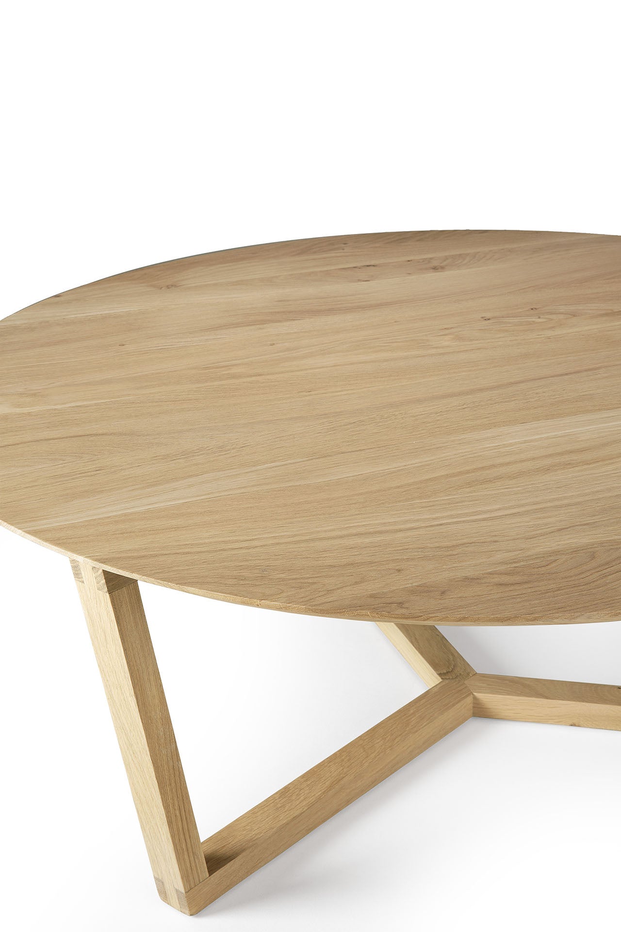 Ethnicraft Oak Tripod Coffee Table available from Make Your House A Home, Bendigo, Victoria, Australia