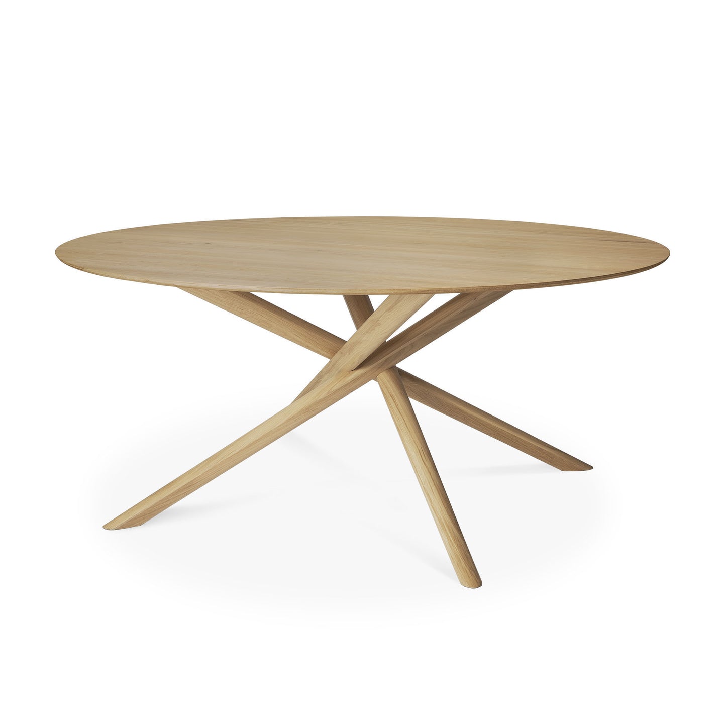 Ethnicraft Oak Mikado Oval Dining Table available from Make Your House A Home, Bendigo, Victoria, Australia