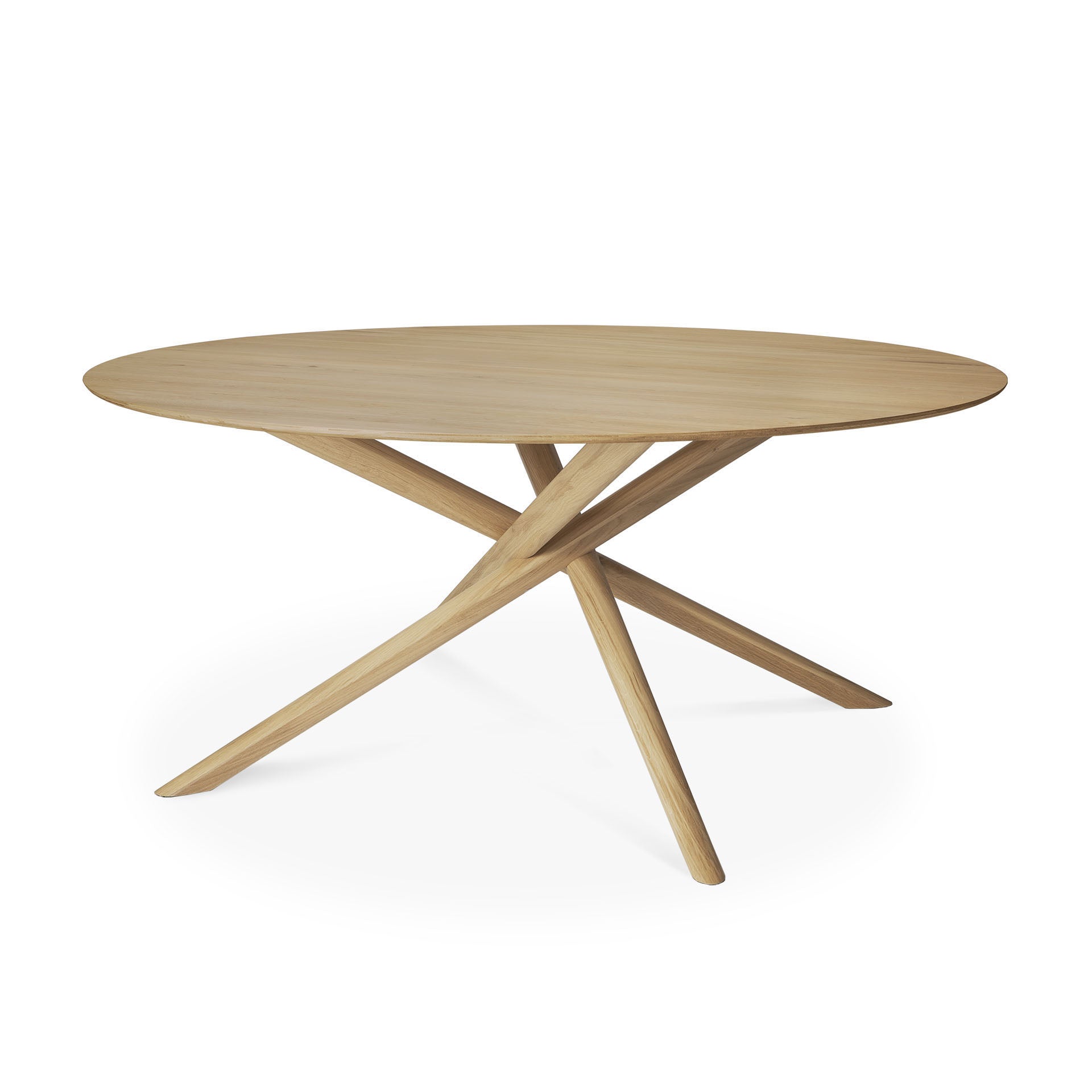 Ethnicraft Oak Mikado Oval Dining Table available from Make Your House A Home, Bendigo, Victoria, Australia