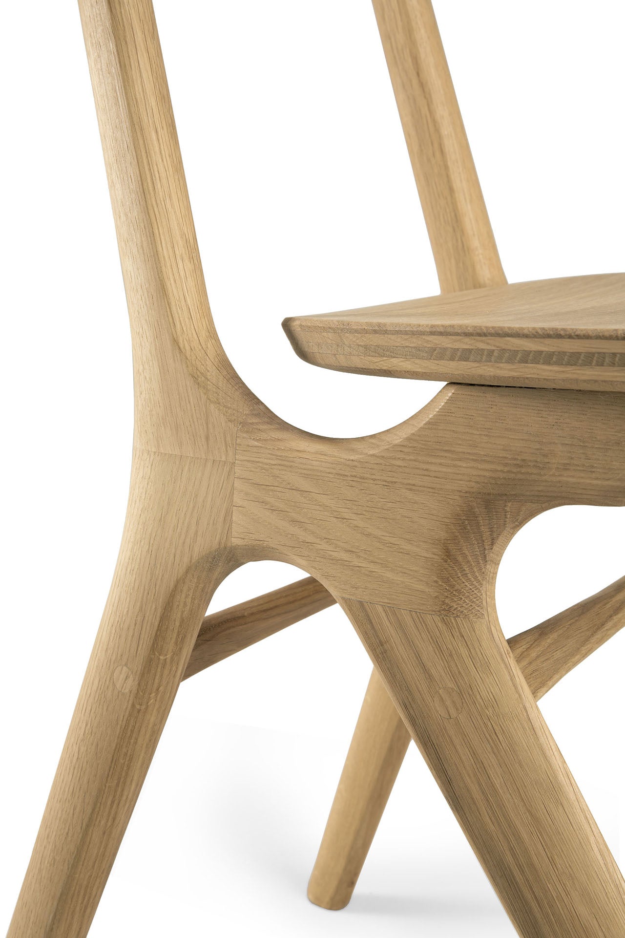 Ethnicraft Oak Eye Dining Chair is available from Make Your House A Home, Bendigo, Victoria, Australia