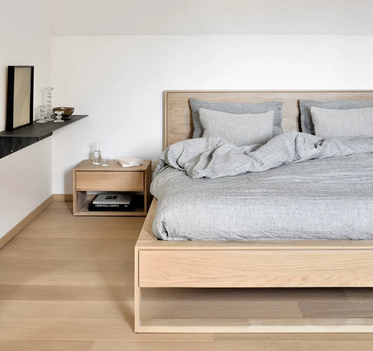 Ethnicraft Oak Nordic ll King Bed is available from Make Your House A Home, Bendigo, Victoria, Australia