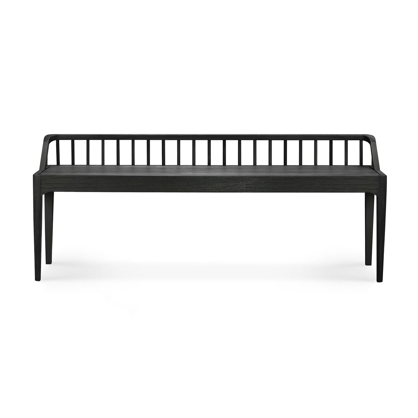 Ethnicraft Spindle Bench Seat in Black Oak is available from Make Your House A Home, Bendigo, Victoria, Australia