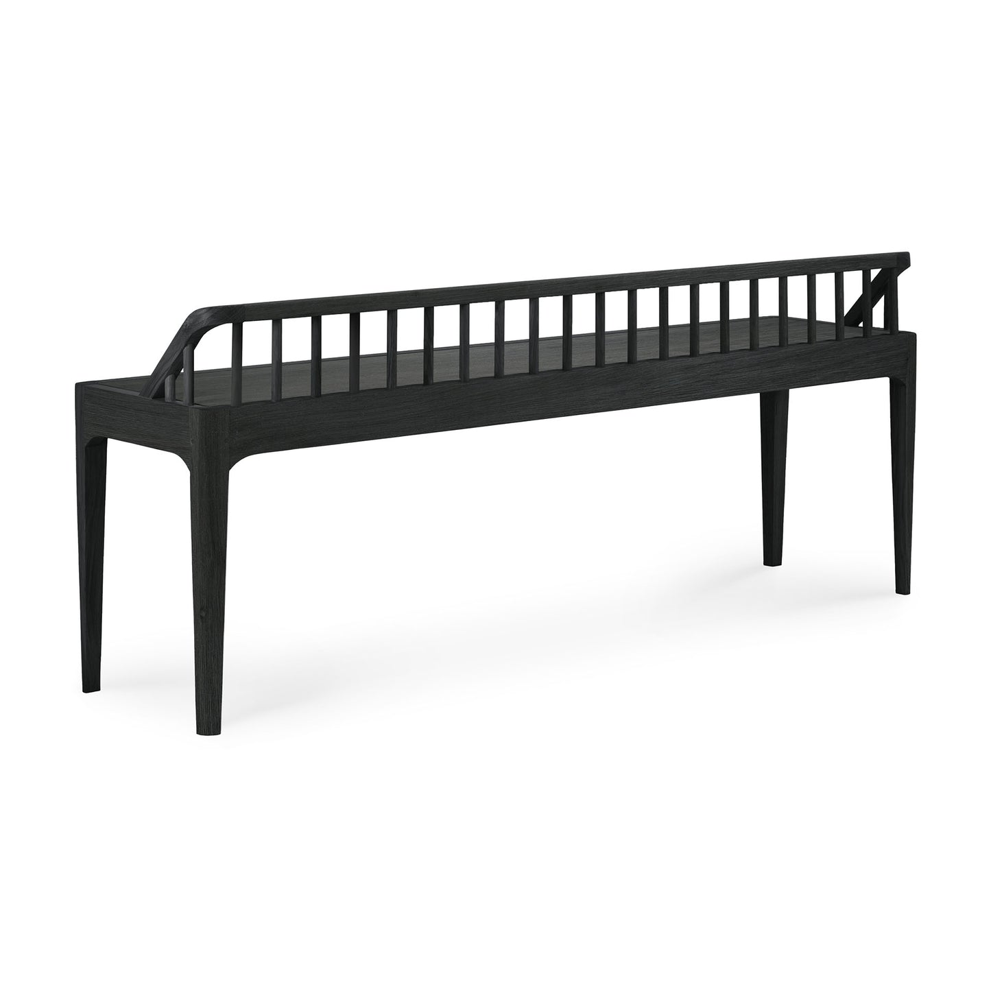 Ethnicraft Spindle Bench Seat in Black Oak is available from Make Your House A Home, Bendigo, Victoria, Australia