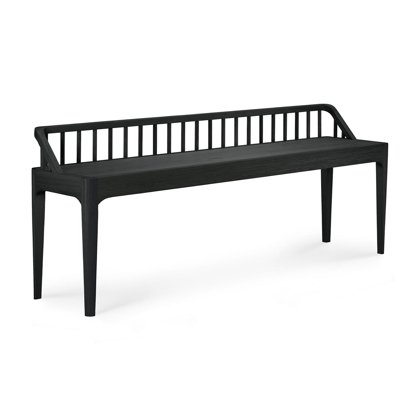 Ethnicraft Spindle Bench Seat in Black Oak is available from Make Your House A Home, Bendigo, Victoria, Australia