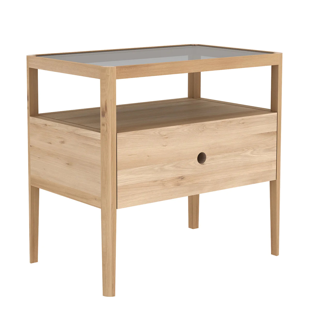 Ethnicraft Oak Spindle Bedside Table is available from Make Your House A Home, Bendigo, Victoria, Australia
