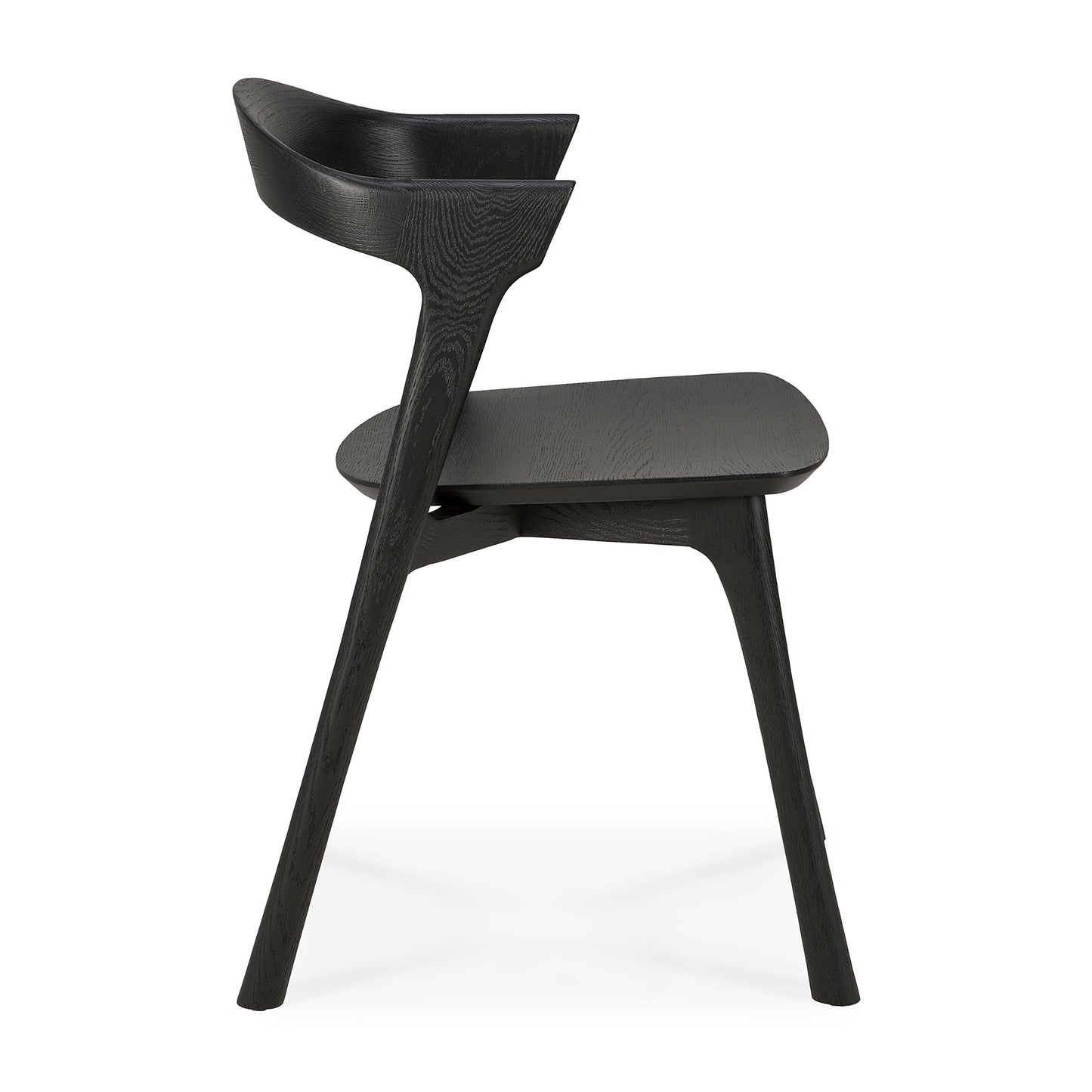 Ethnicraft Oak Bok Black Dining Chair is available from Make Your House A Home, Bendigo, Victoria, Australia
