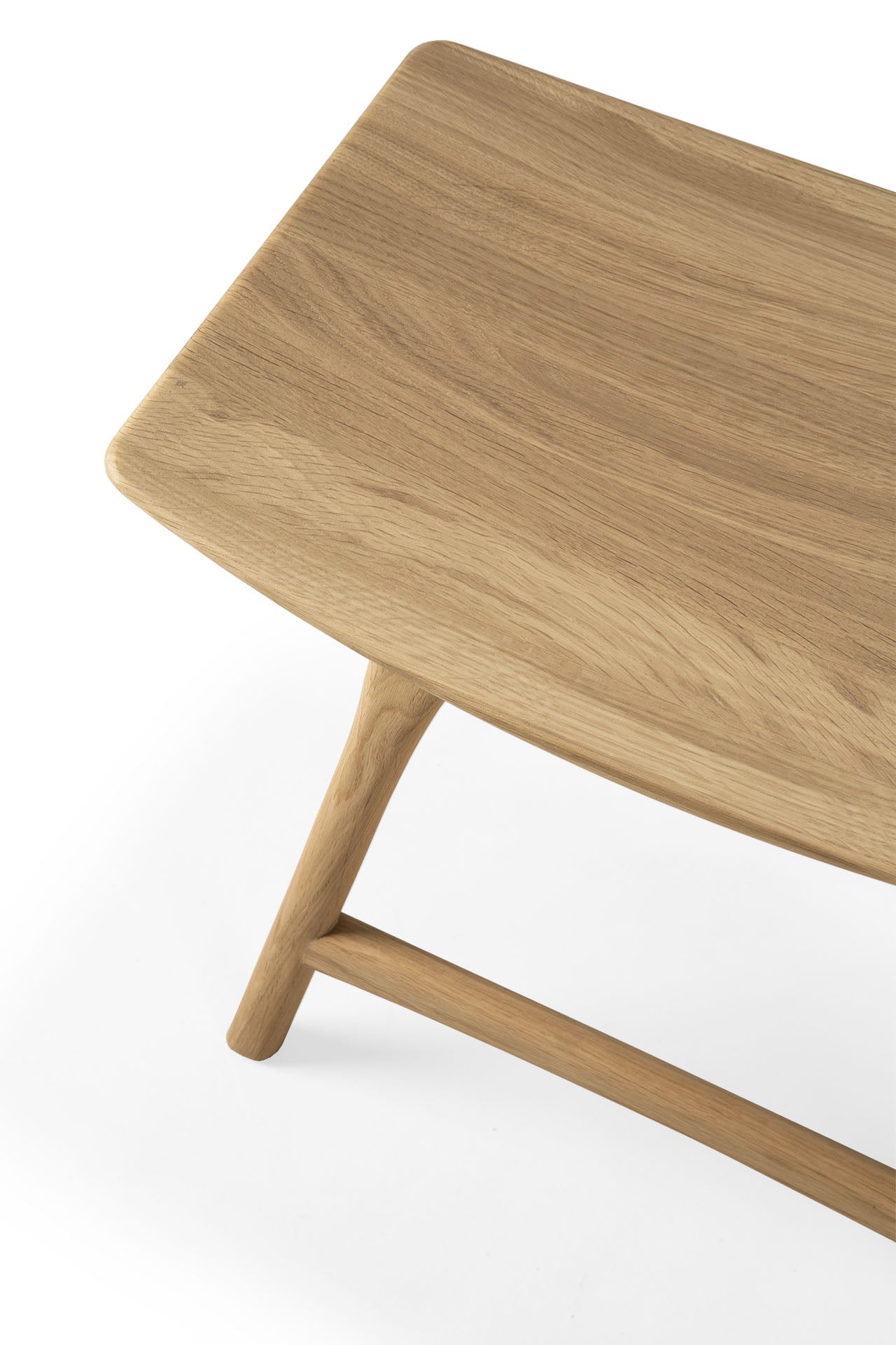 Ethnicraft Oak Osso Low Stool available from Make Your House A Home, Bendigo, Victoria, Australia