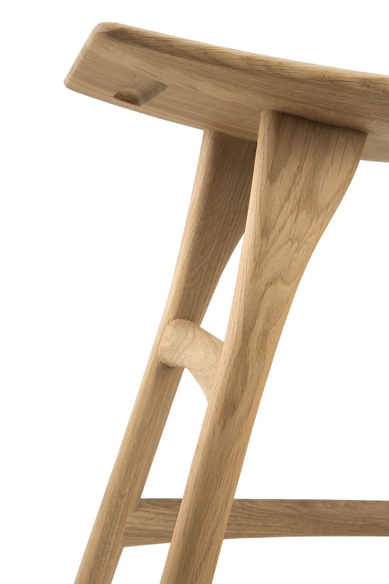 Ethnicraft Oak Osso Low Stool available from Make Your House A Home, Bendigo, Victoria, Australia