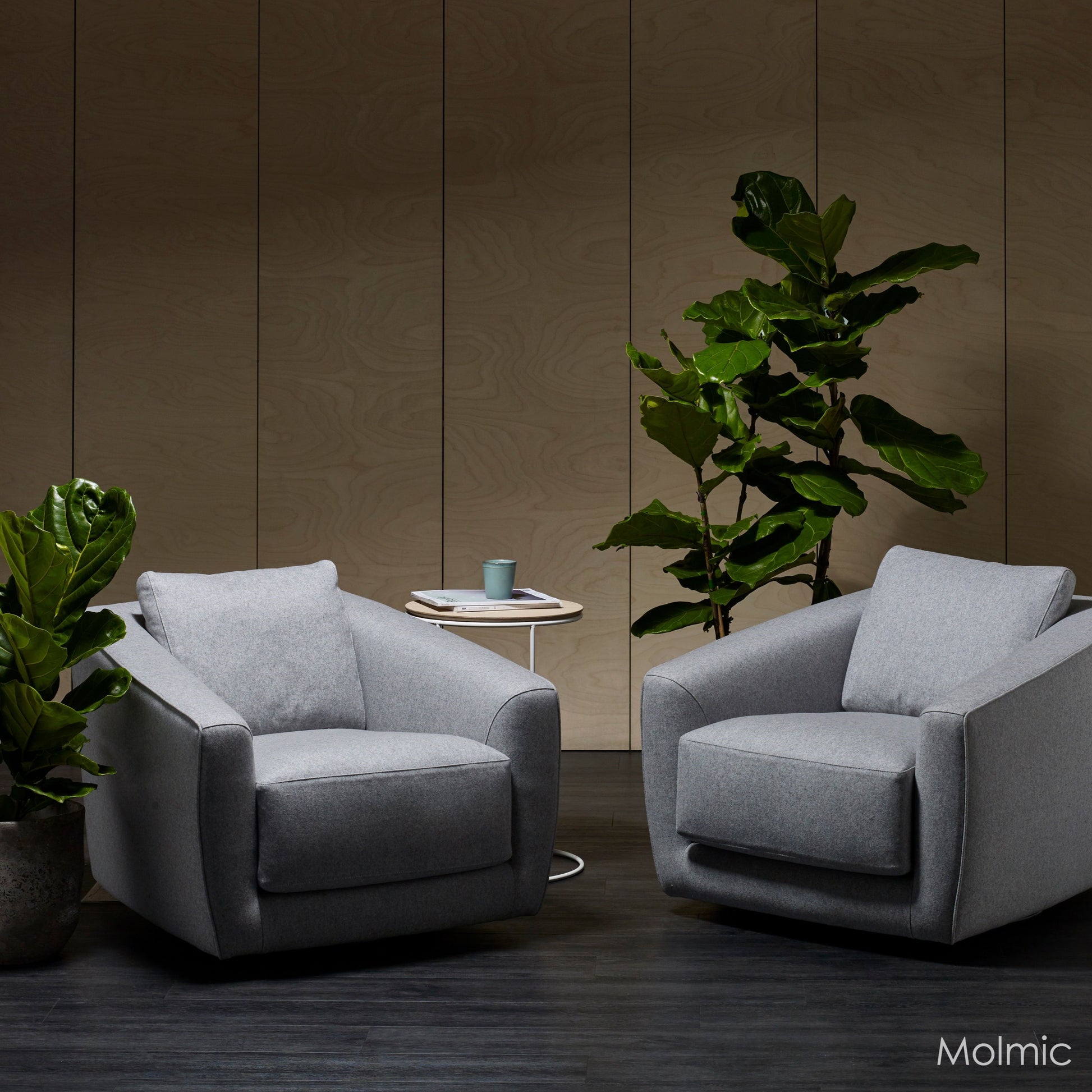 Dune Lowline Swivel Occasional Chair by Molmic available from Make Your House A Home, Furniture Store located in Bendigo, Victoria. Australian Made in Melbourne.
