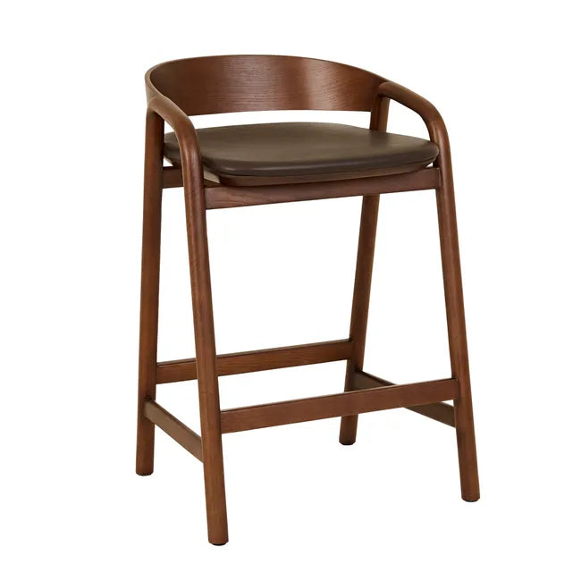 Tolv Inlay Upholstered Barstool